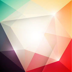 Wall Mural - abstract geometric triangles background