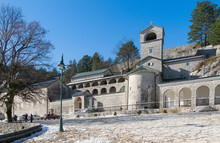 Cetinje Monastery. Montenegro. Winter
