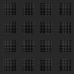 Canvas Print - Abstract lattice black seamless background