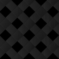 Wall Mural - black background of diagonal wicker
