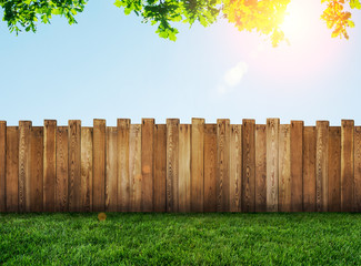 Wall Mural - garden fence