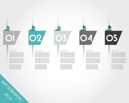 turquoise origami oblique stickers