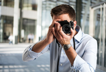 Photographer at work