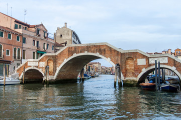 Venice, Italy . Kind of a Venetian canal in the e