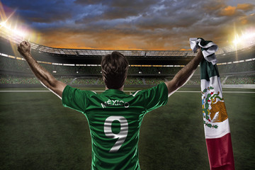 Wall Mural - Mexican soccer player