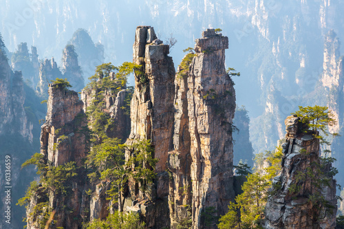 Obraz w ramie Zhangjiajie National forest China