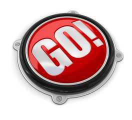 Poster - Button GO! (clipping path included)
