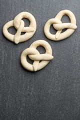 Wall Mural - Unbaked pretzels