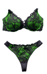 Sticker - Green lingerie set