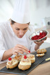 © goodluz - Chef preparing pastries for restaurant