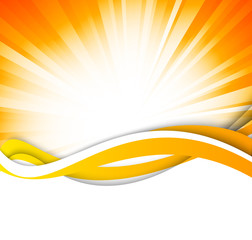 Aufkleber - Colorful orange background