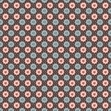Elegant romantic vector seamless pattern (tiling). Retro pink