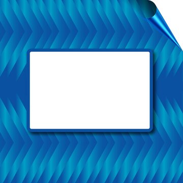 Blue background with frame for your text