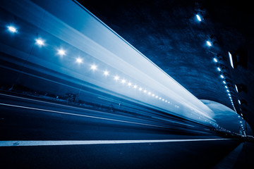 Poster - Interior of a tunnel
