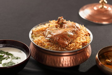 Wall Mural - Hyderabadi Biryani - A  Popular Chicken or Mutton based  Biryani