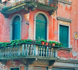 Venetian balcony