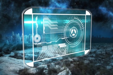 Aufkleber - Composite image of business interface
