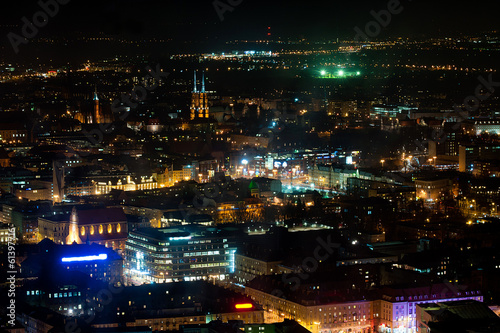 Plakat na zamówienie wroclaw old town by night