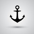 Anchor icon on a gray background