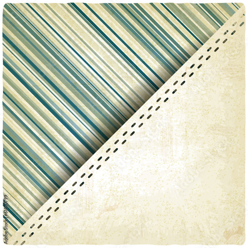 Naklejka - mata magnetyczna na lodówkę pastel striped old background