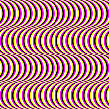 Moving Stripes Optical Illusion Abstract Vector Seamless Pattern