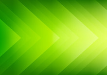 Abstract Green Eco Arrows Background