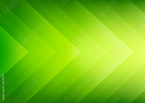 Cuadros en Lienzo Abstract green eco arrows background