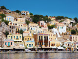 Fototapeta  - Colorful Symi island in Greece