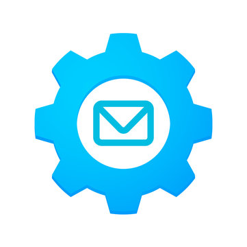 Gear with icon