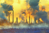 Fototapeta Psy - Environmental pollution