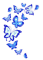 Wall Mural - butterflies design