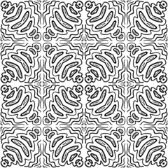 Poster - Seamless Abstract Hand Drawn Vector Pattern