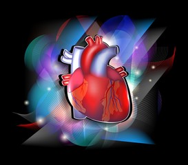 Sticker - Colorful cardiology design