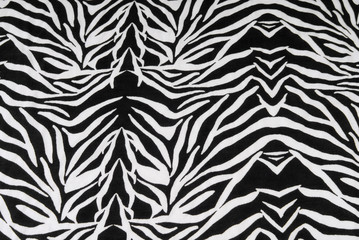 Poster - zebra fabric texture background