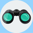 Binoculars Flat  Icon 2