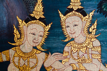 thai style mural