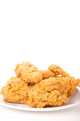 Wall Mural - Fried Chicken Isolated Vertical