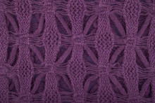 Purple Knitted Texture