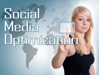 Wall Mural - Social Media Optimization