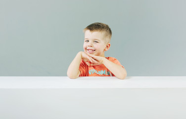 Fototapete - Little charming model with pretty smile