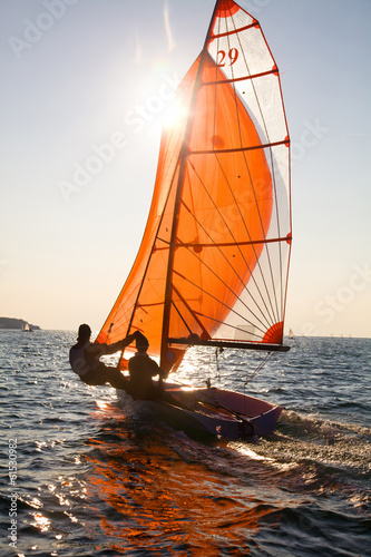 Nowoczesny obraz na płótnie sailing Regatta