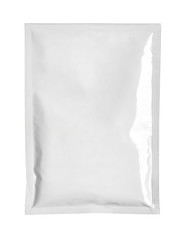 Canvas Print - white package template bag food