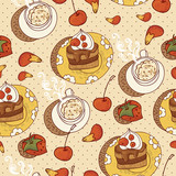 Sweet Time Seamless Background