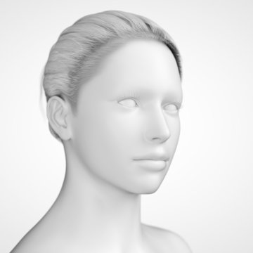 grey female - head