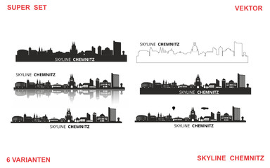 Wall Mural - Skyline Chemnitz