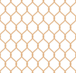 Rope marine net pattern