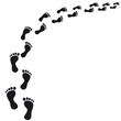 Footprint Black Track