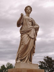 Greco-Roman style garden statue