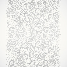 Ornate Vintage Seamless Border With Lacy Ornament