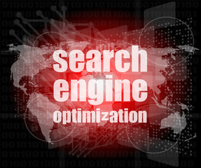 Poster - Search Engine Optimization - SEO Sign in Browser Window